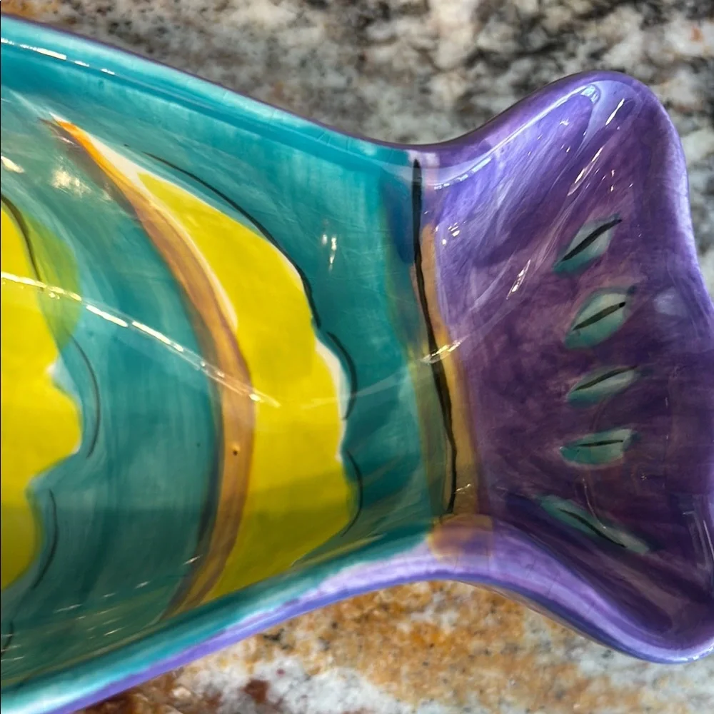 FORESIDE Ceramic Fish Dish - Picture 5 of 8
